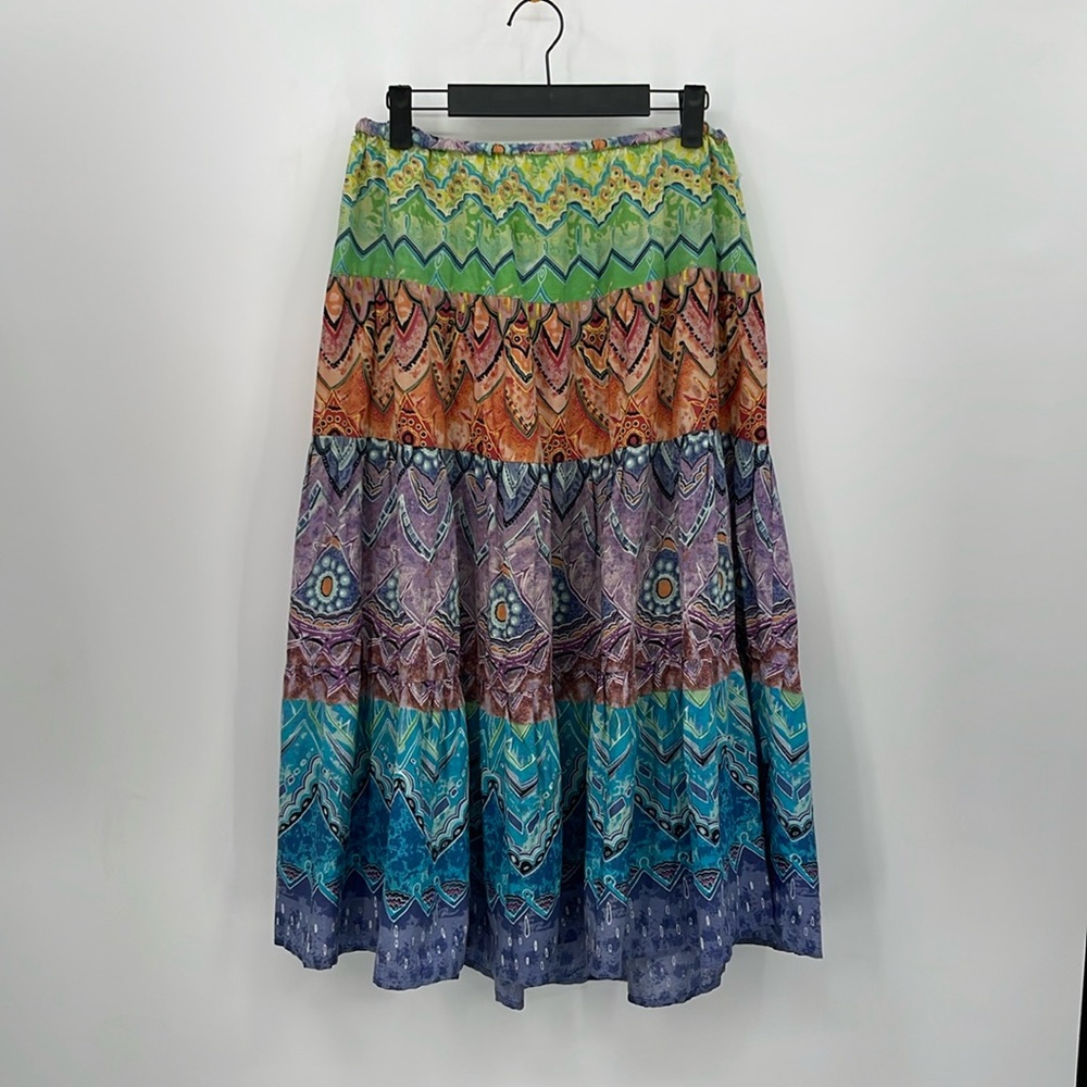 JUST CLASS Boho Peasant Skirt